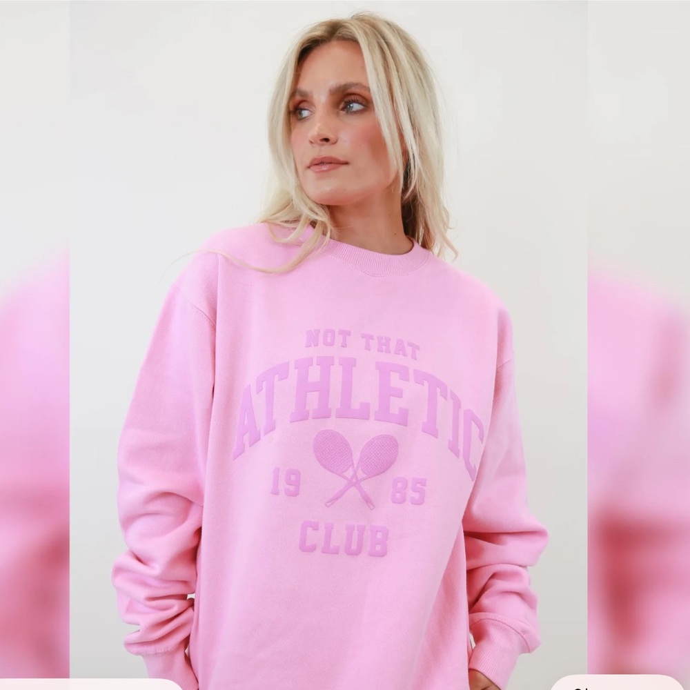 Athletic Club Pink Sweatshirt